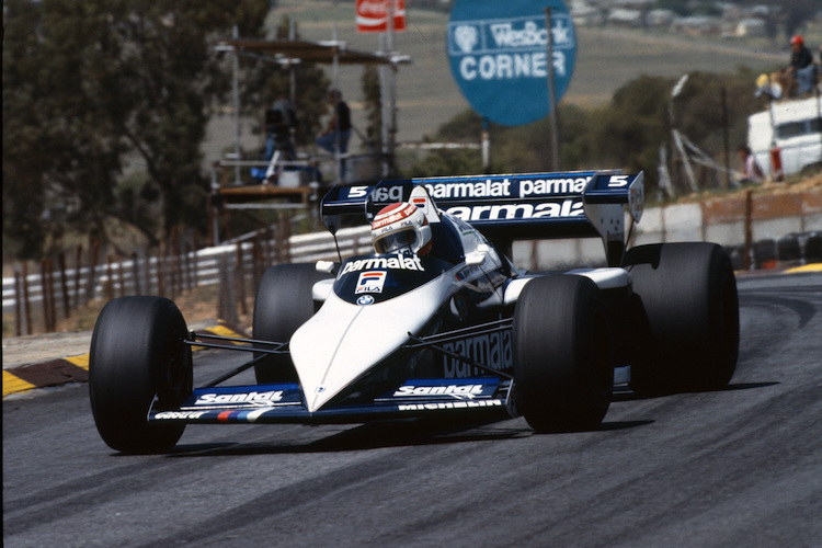 Nelson Piquet mit seinem Brabham-BMW in Südafrika 1983