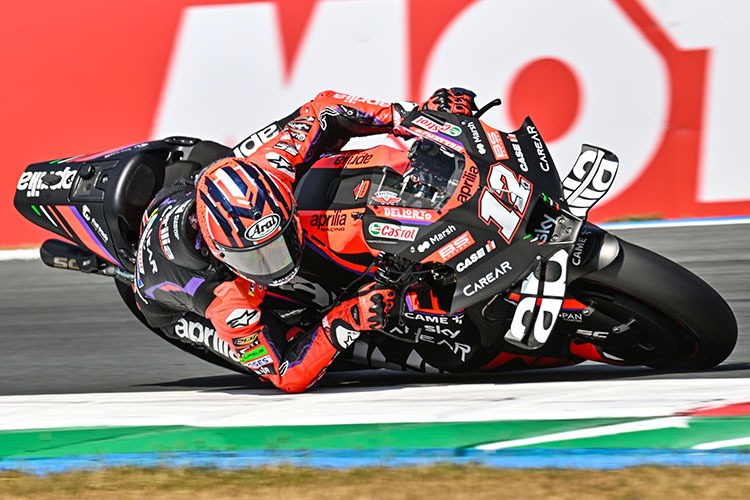 Maverick Viñales in Assen: Meist klar im Schatten von Aleix Espargaró