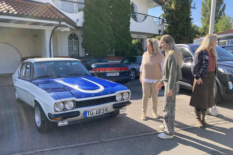 Nostalgie pur: Geburtstags- und Jubiläums-Tour im 71er Capri RS 2600, der sich auch 54 Jahre später noch im Besitz des Ford-Händlers Asch befindet