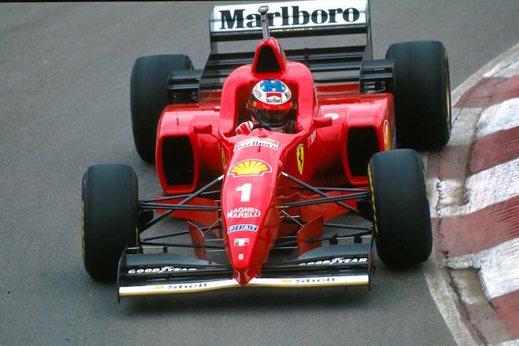 Michael Schumacher 1996 im Ferrari F310