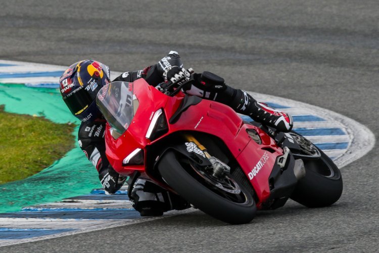 Johann Zarco fuhr beim Jerez-Test eine Ducati V4S