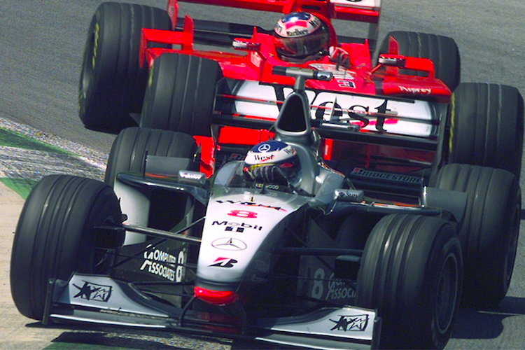 Mika Häkkinen gegen Michael Schumacher