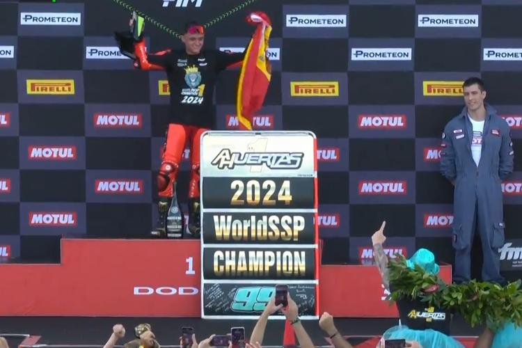 Supersport-Weltmeister Adrian Huertas