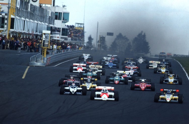 Das Ziel war erreicht, die Formel 1 ist wieder da: Start 1984