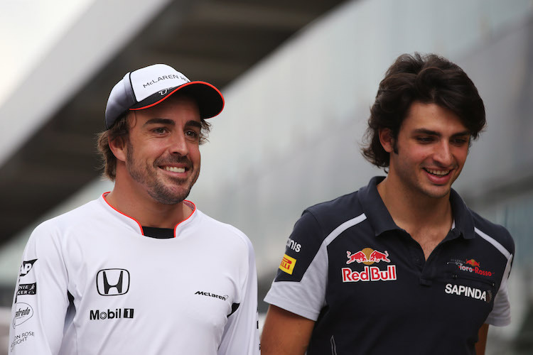 Fernando Alonso und Carlos Sainz