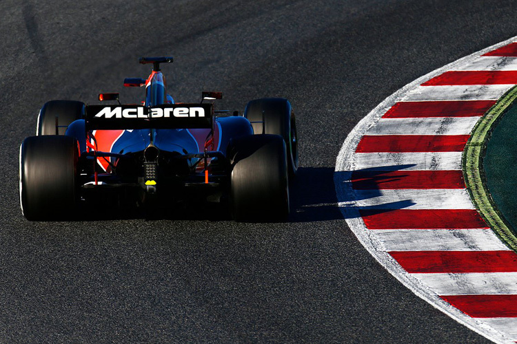 Der neue McLaren von hinten