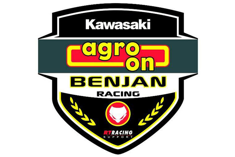 Das neue Teamlogo von Agro-On Benjan Kawasaki