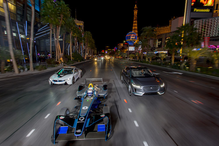 Die Formel E tritt in Las Vegas auf