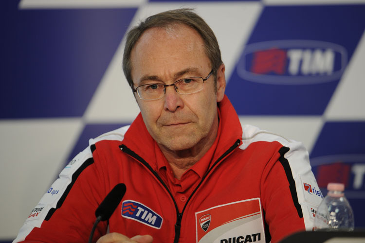 Generaldirektor Bernhard Gobmeier: Erster Mugello-GP in Ducati-Diensten