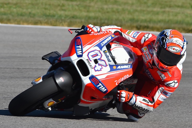 Ducati-Werkspilot Andrea Dovizioso im FP1 n Indianapolis