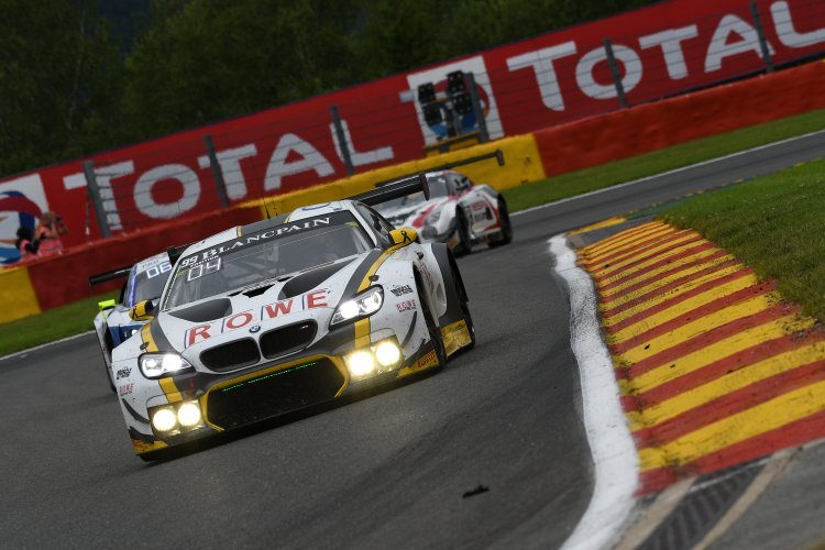 Der BMW M6 GT3 von Rowe führt bei den 24h in Spa-Francorchamps