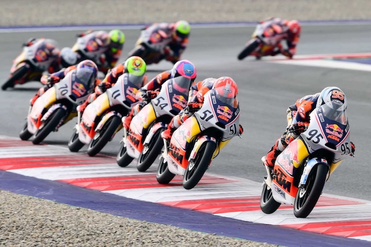 Seit 19 Jahren fixer Baustein der MotoGP-Strategie: Der Red Bull Rookies Cup