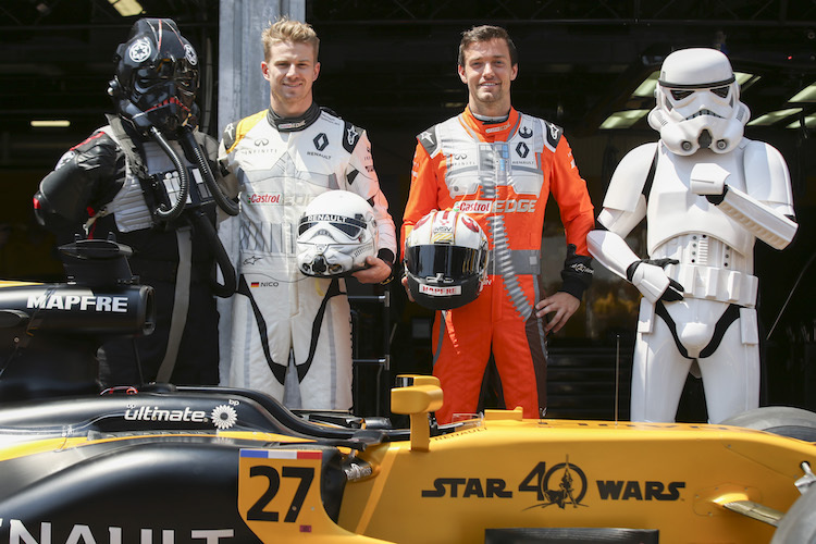 Nico Hülkenberg und Jolyon Palmer als Renault-Werksfahrer
