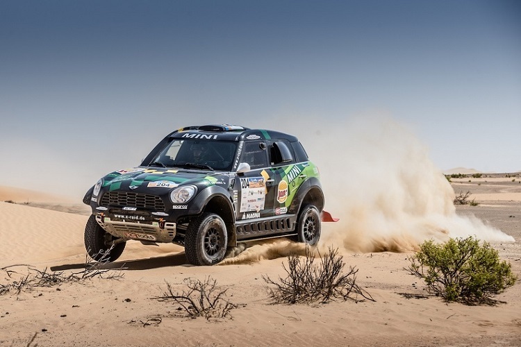 Yazeed Al Rajhi und Timo Gottschalk im X-raid-Mini