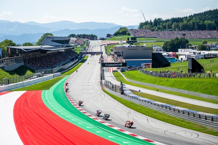 Zielkurve: Die MotoGP nimmt in Spielberg einen engeren Radius als die F1