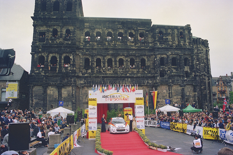 Der erste Rallye-WM-Lauf auf deutschem Boden fand 2002 statt 