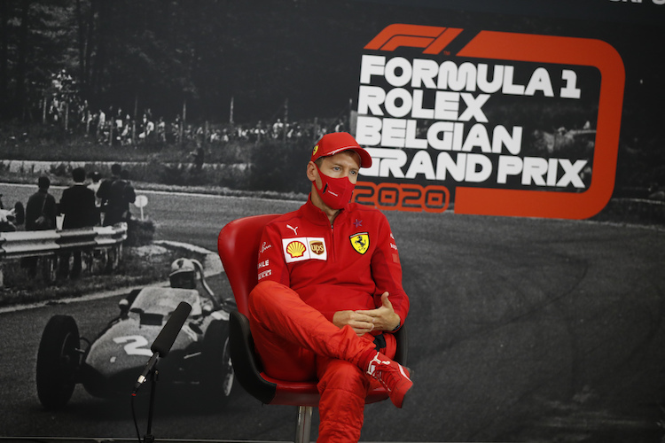 Sebastian Vettel in Belgien
