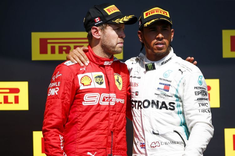 Sebastian Vettel & Lewis Hamilton