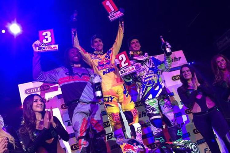 Marvin Musquin (KTM) siegte beim Supercross in Genf