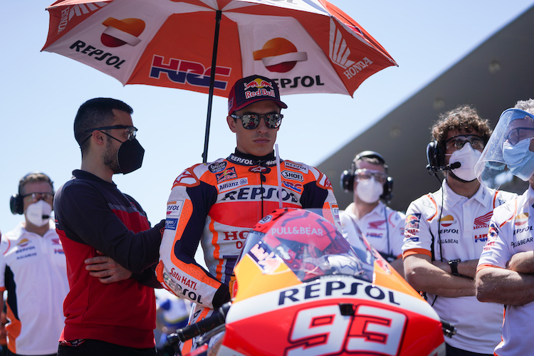 Repsol-Honda-Star Marc Márquez kann es kaum erwarten, wieder auf seiner Honda Platz nehmen zu dürfen