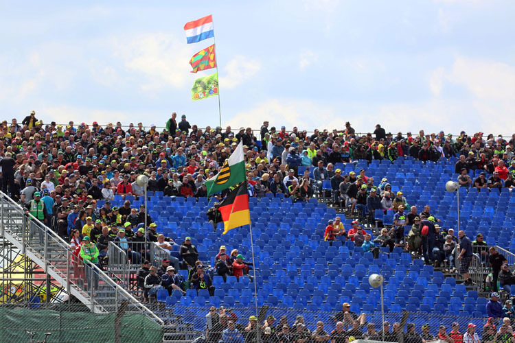 Sachsenring-Rennen: Es blieben etliche Tribünenplätze leer