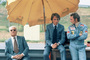 Enzo Ferrari (links) mit den jungen Luca Montezemolo und Niki Lauda