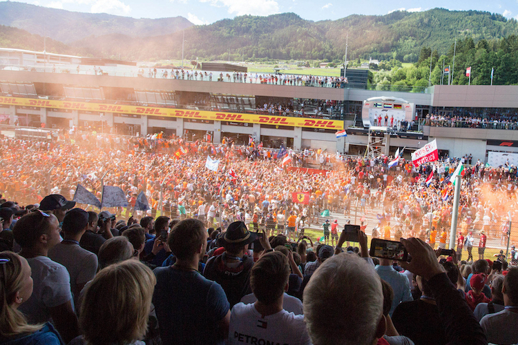 Die Siegerehrung ist nur eines der vielen Highlights am Red Bull Ring