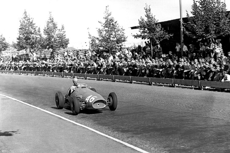 Ascari auf dem Weg zum Sieg beim Grossen Preis der Schweiz 1953