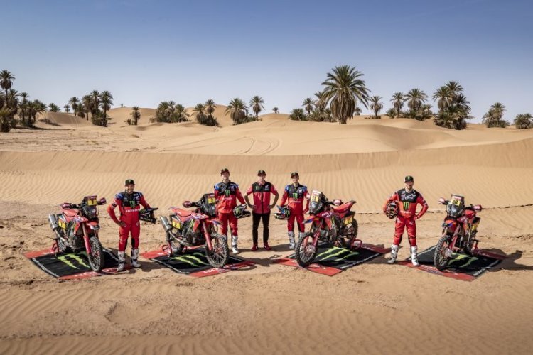 Das Team HRC ist bereit für die Dakar 2022