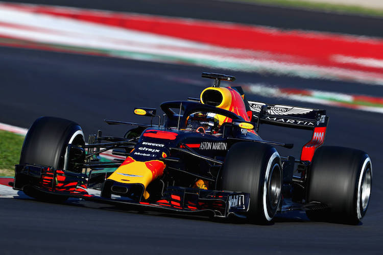 Daniel Ricciardo bei den Barcelona-Tests