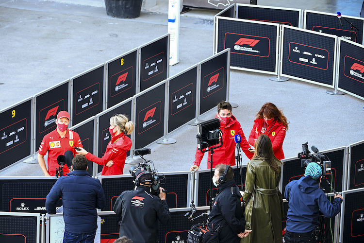 Keine politischen Spielchen: Sebastian Vettel und Charles Leclerc