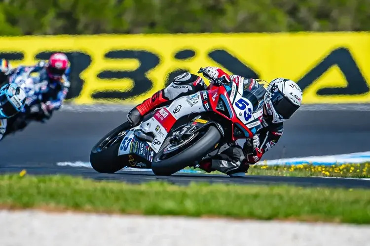 Valentin Debise war auf Phillip Island konkurrenzfähig