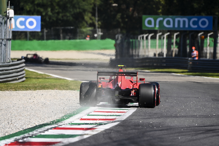 Ferrari ist neben der Spur