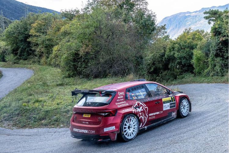 Rallye du Valais in der Schweiz: Verstappen/Renaud in Aktion