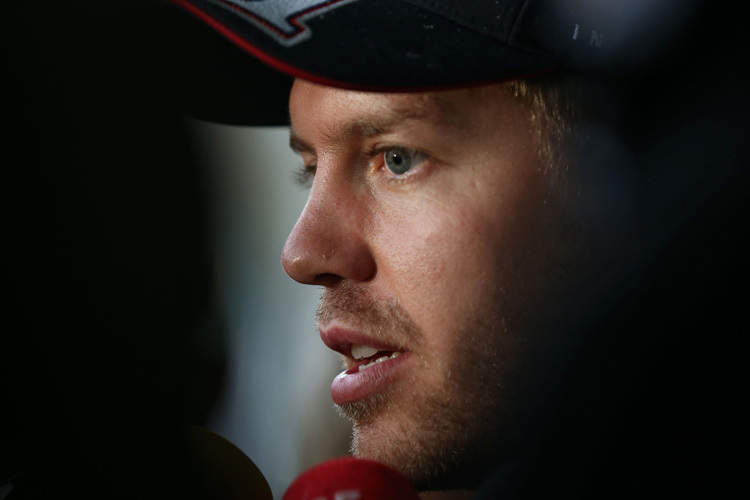 Sebastian Vettel: «Nichts zu hören, das ist fürchterlich»