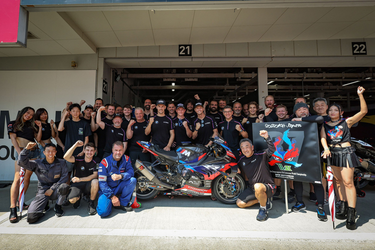 Markus Reiterberger und das BMW Team