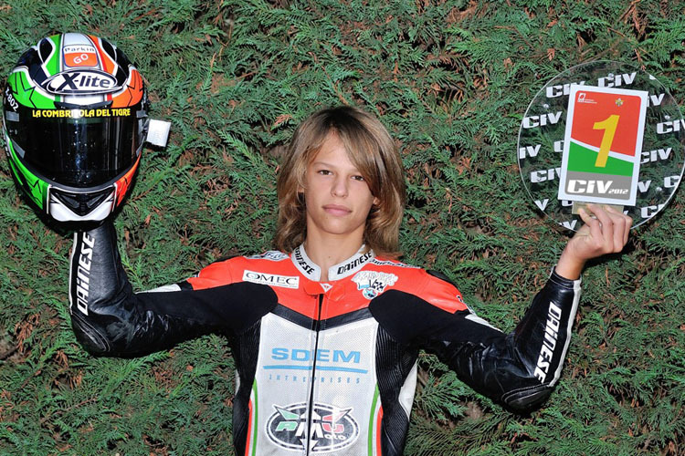 Feierte bereits erstaunliche Erfolge: Nicolò Bulega (14)