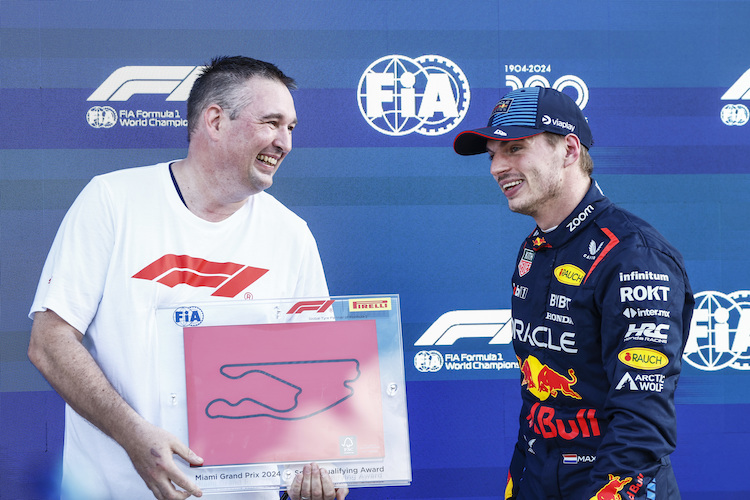 Sprint-Pole für Max Verstappen