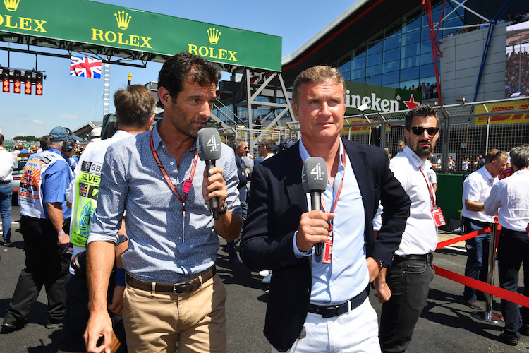 David Coulthard (rechts) mit Mark Webber
