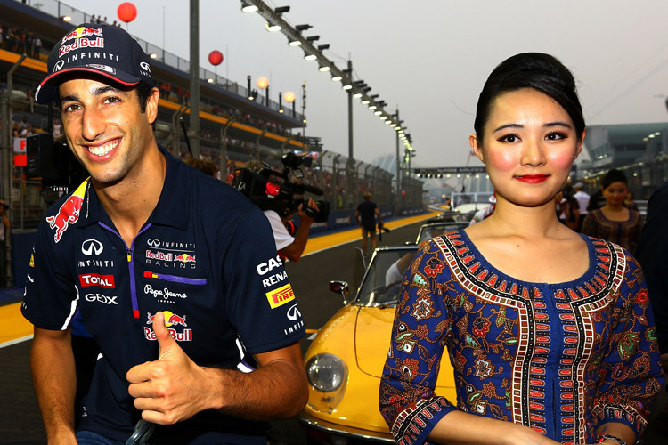 Daniel Ricciardo: Daumen hoch für Singapur