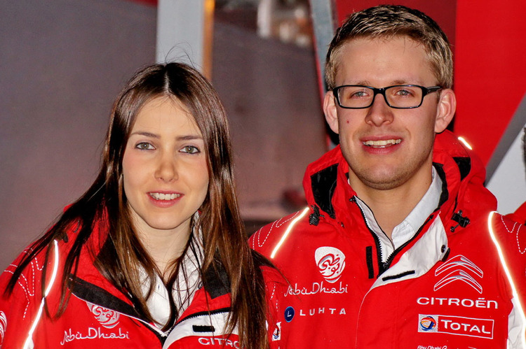 Erste WM-Punkte bei den Junioren – Christian Riedemann und Beifahrerin Lara Vanneste 