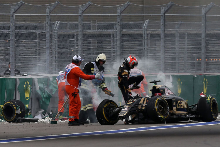 Romain Grosjean: «Ich habe den Sitz zerbrochen»
