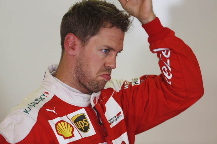 Sebastian Vettel ist ein wenig ratlos