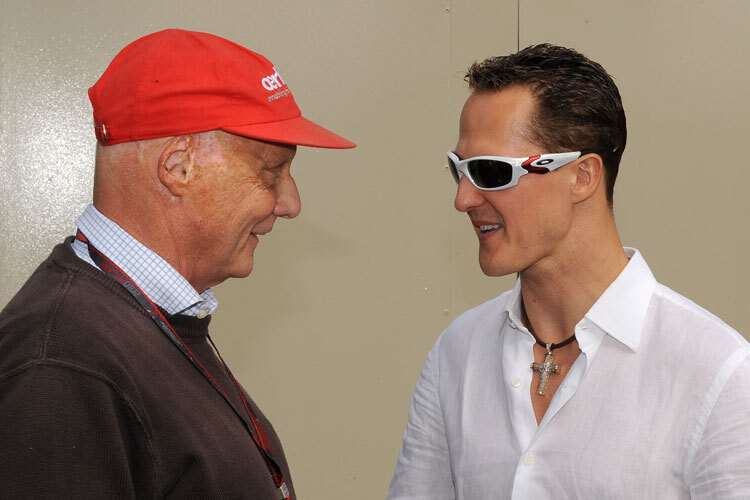 Niki Lauda betet für Michael Schumacher