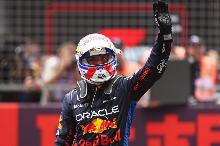 Max Verstappen durfte sich in China über den Sprint-Sieg freuen 