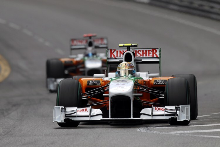 Liuzzi bietet im Force India blasse Rennen