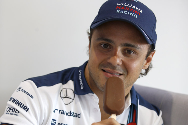 Felipe Massa geniesst das süsse Leben bei Williams