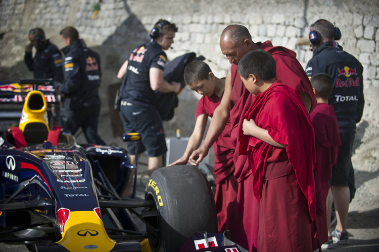 Neuland: Red Bull sorgt schon seit Jahren mit seinen Formel-1-Showruns für Staunen