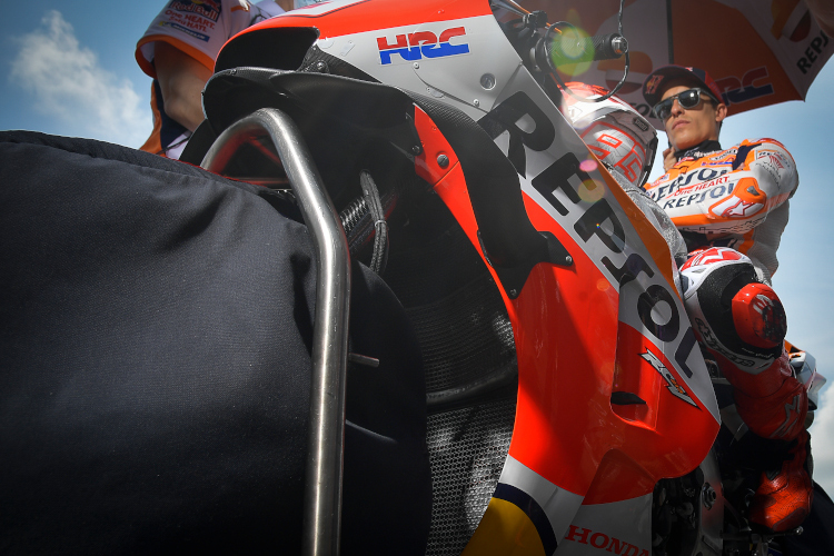 Marc Márquez im Grid von Assen