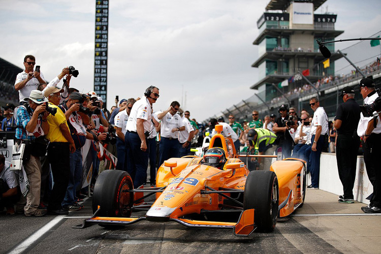 Fernando Alonso in Indy
